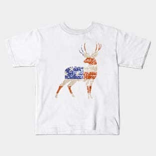 Patriotic Deer Kids T-Shirt